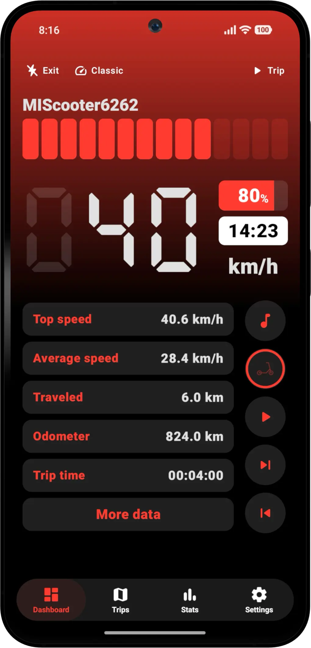 Scooter Tools Android - 走行