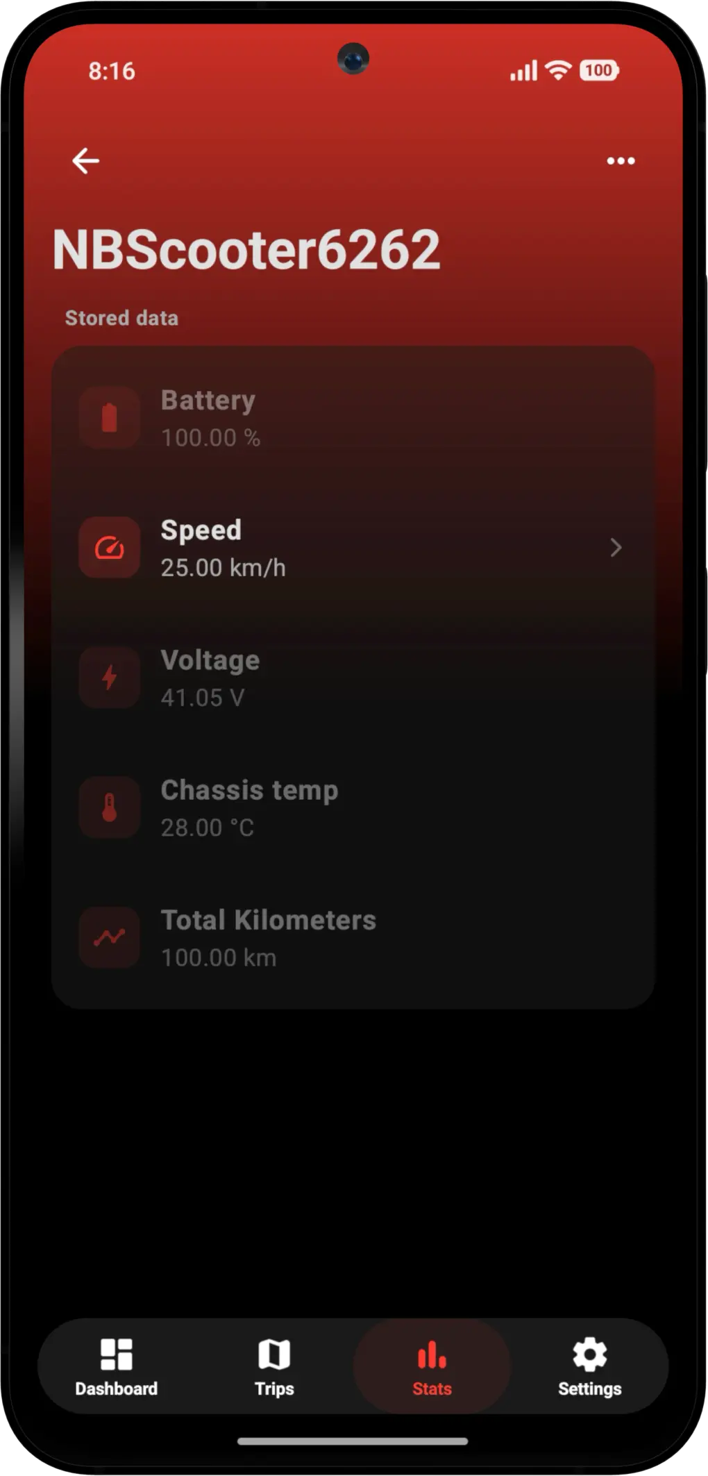 Scooter Tools Android - Proダッシュボード