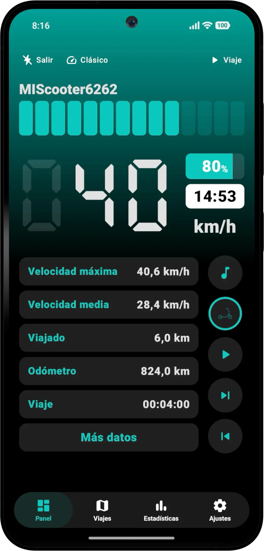 Scooter Tools Android - Personalización