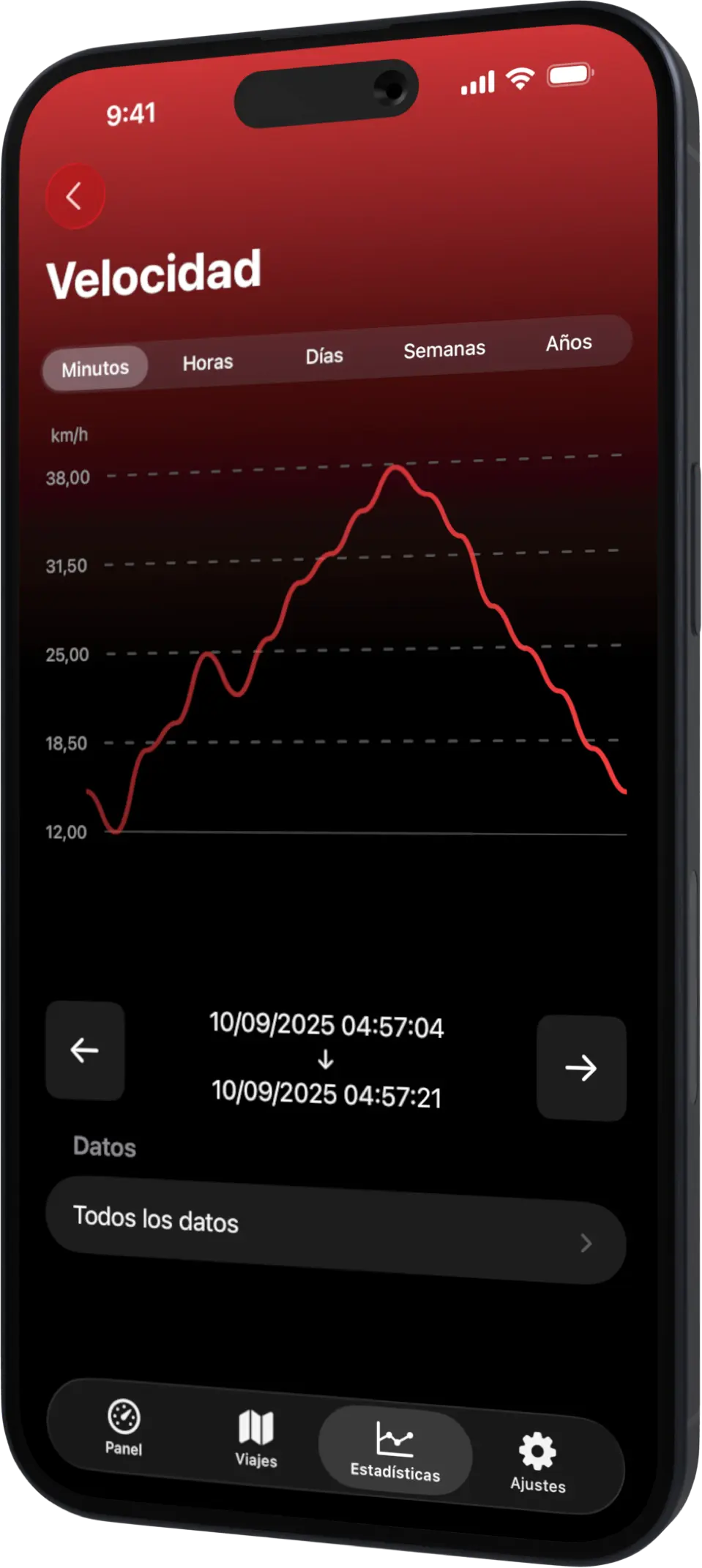 Scooter Tools iPhone Stats ES Scooter Tools iPhone Stats ES