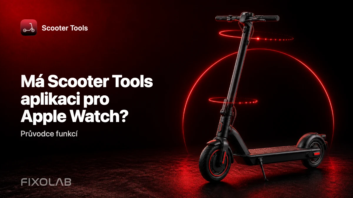 Scooter Tools na Apple Watch: průvodce doprovodnou aplikací