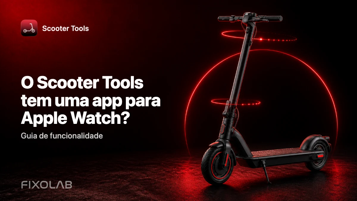 Scooter Tools no Apple Watch: percurso pela app complementar