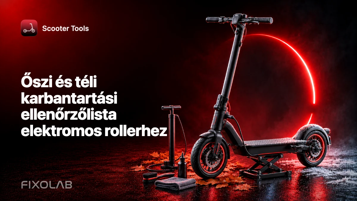 Őszi és téli karbantartási ellenőrzőlista elektromos rollerhez Őszi és téli karbantartási ellenőrzőlista elektromos rollerhez