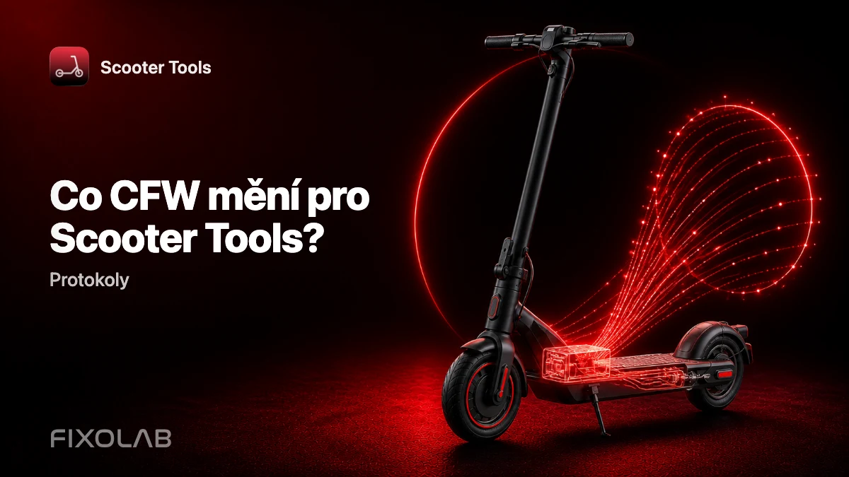 CFW vysvětleno: co mění vlastní firmware pro sledování ve Scooter Tools