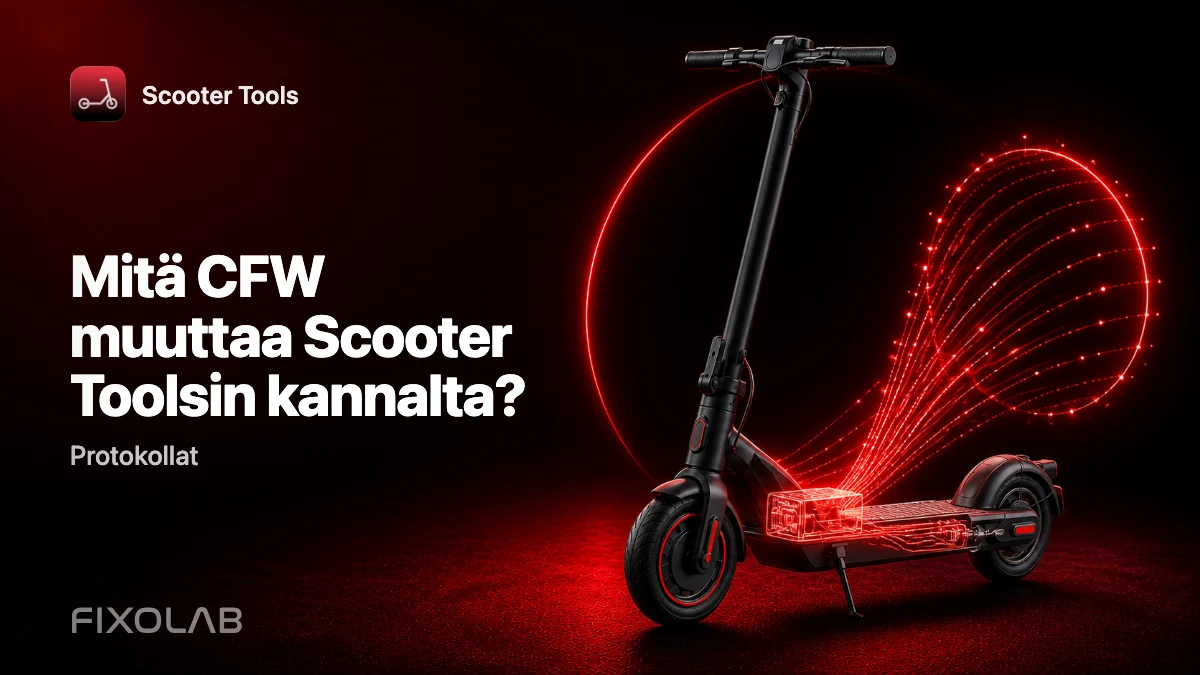 CFW selitettynä: mitä mukautettu laiteohjelmisto muuttaa Scooter Toolsin seurannassa CFW selitettynä: mitä mukautettu laiteohjelmisto muuttaa Scooter Toolsin seurannassa