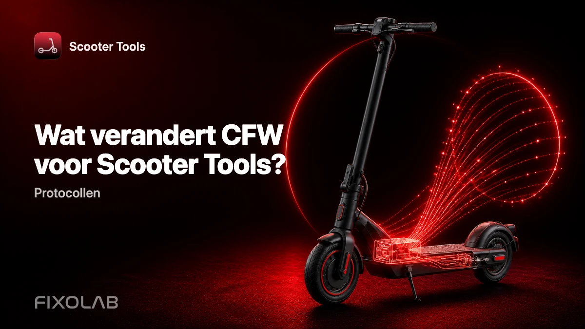 CFW uitgelegd: wat aangepaste firmware verandert voor monitoring in Scooter Tools