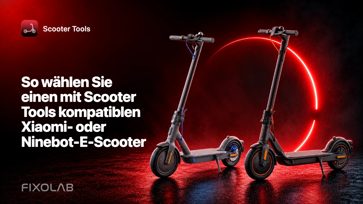 So wählen Sie einen mit Scooter Tools kompatiblen Xiaomi- oder Ninebot-E-Scooter So wählen Sie einen mit Scooter Tools kompatiblen Xiaomi- oder Ninebot-E-Scooter