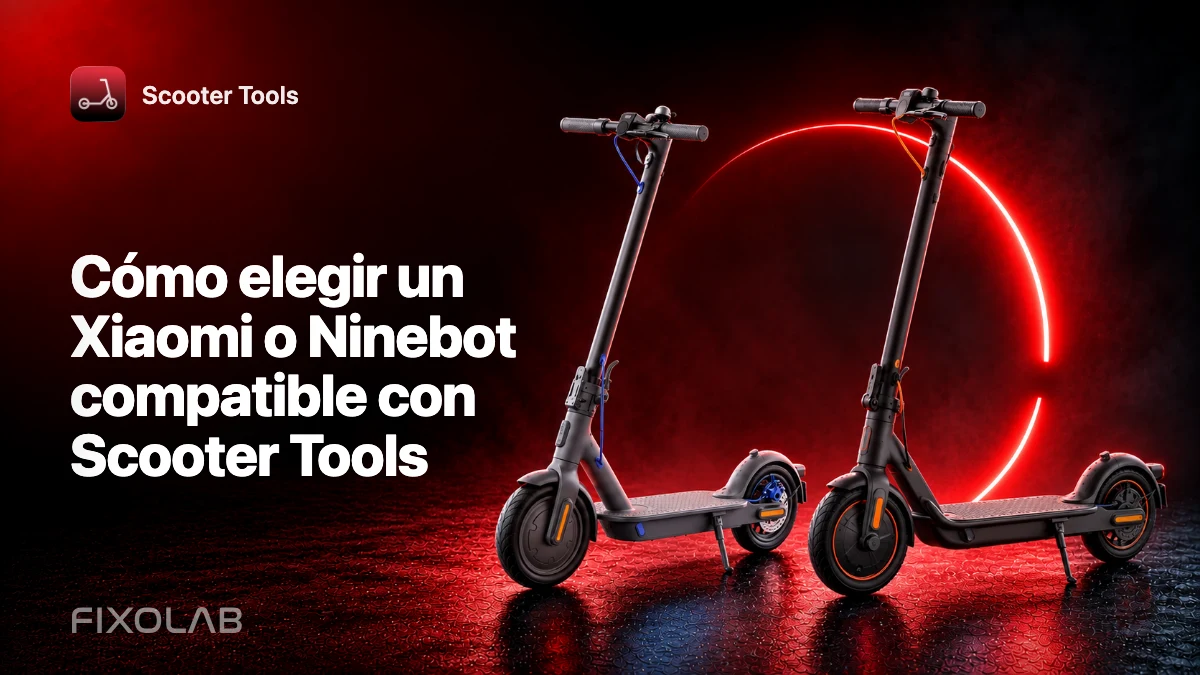 Cómo elegir un Xiaomi o Ninebot compatible con Scooter Tools