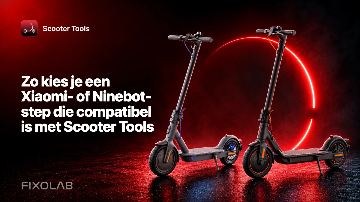 Zo kies je een Xiaomi- of Ninebot-step die compatibel is met Scooter Tools Zo kies je een Xiaomi- of Ninebot-step die compatibel is met Scooter Tools