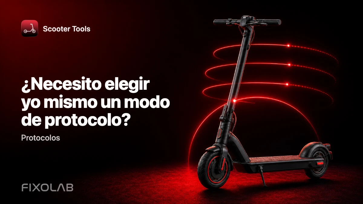 Elegir el modo de protocolo adecuado para tu patinete Elegir el modo de protocolo adecuado para tu patinete
