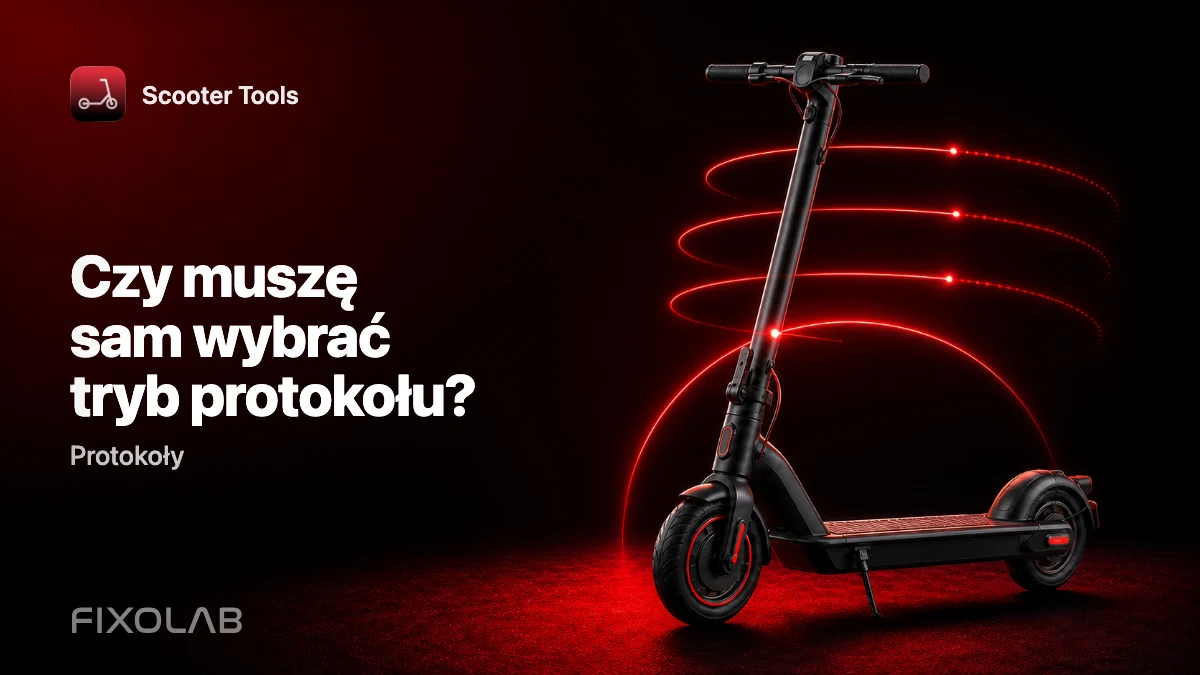 Wybór odpowiedniego trybu protokołu dla hulajnogi