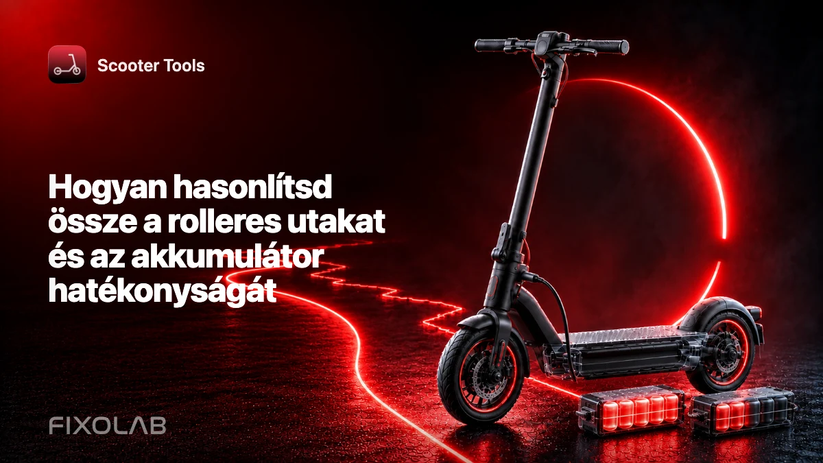 Hogyan hasonlítsd össze a rolleres utakat és az akkumulátor hatékonyságát