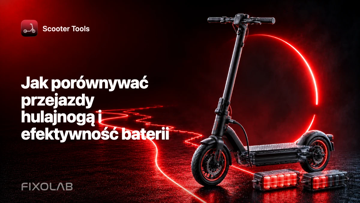 Jak porównywać przejazdy hulajnogą i efektywność baterii Jak porównywać przejazdy hulajnogą i efektywność baterii