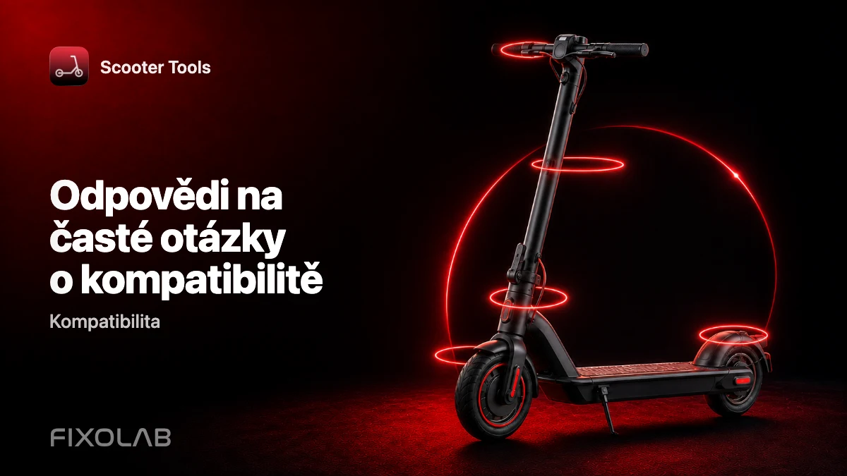 Časté dotazy ke kompatibilitě Scooter Tools s vaší koloběžkou Časté dotazy ke kompatibilitě Scooter Tools s vaší koloběžkou