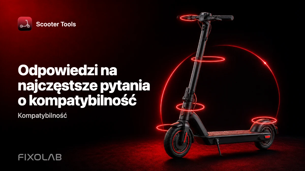 Częste pytania o kompatybilność Scooter Tools z Twoją hulajnogą Częste pytania o kompatybilność Scooter Tools z Twoją hulajnogą