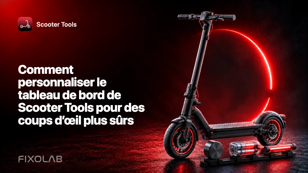 Comment personnaliser le tableau de bord de Scooter Tools pour des coups d’œil plus sûrs Comment personnaliser le tableau de bord de Scooter Tools pour des coups d’œil plus sûrs