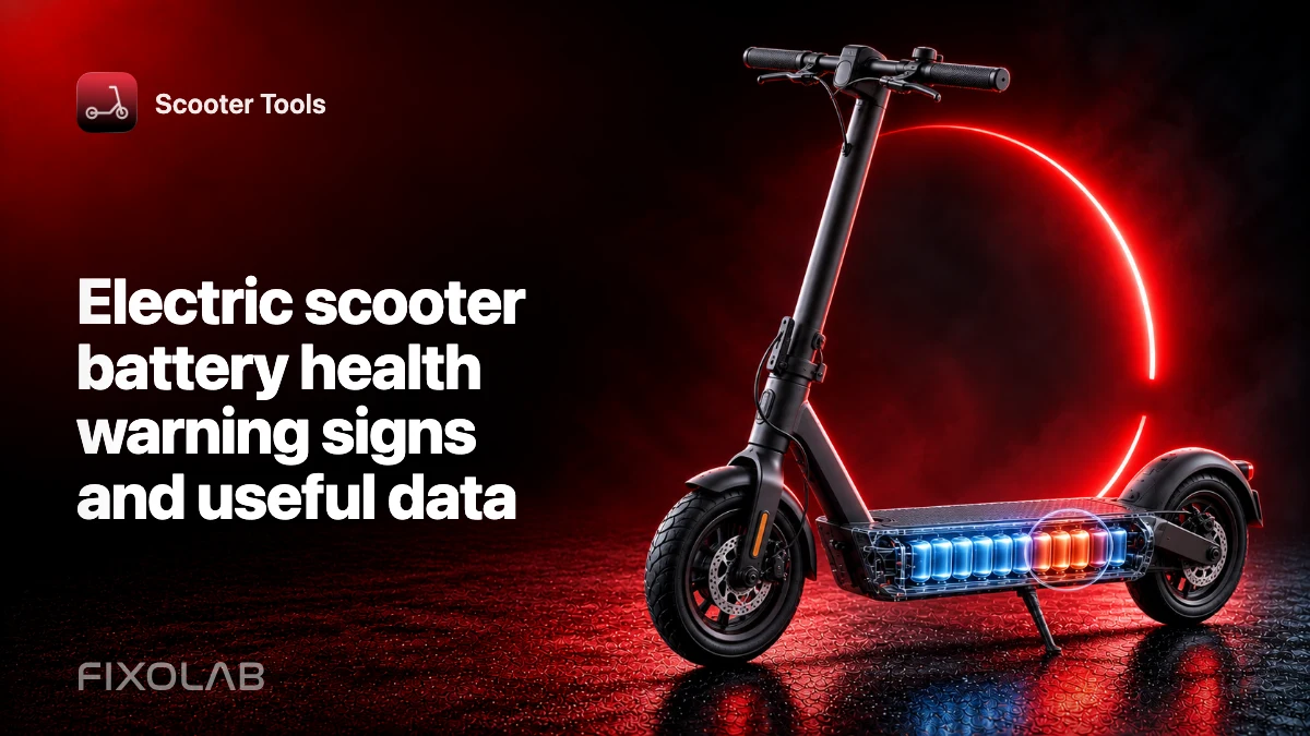 Electric scooter battery health warning signs and useful data Electric scooter battery health warning signs and useful data