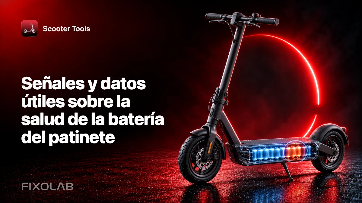 Señales y datos útiles sobre la salud de la batería del patinete Señales y datos útiles sobre la salud de la batería del patinete