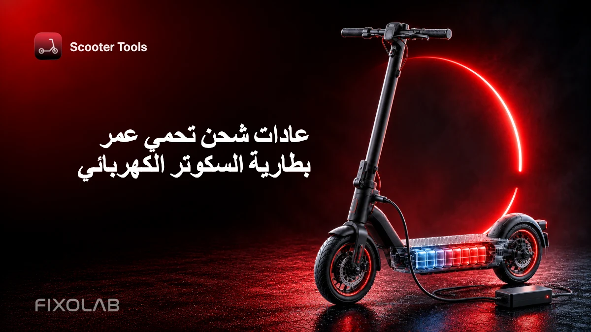 عادات شحن تحمي عمر بطارية السكوتر الكهربائي