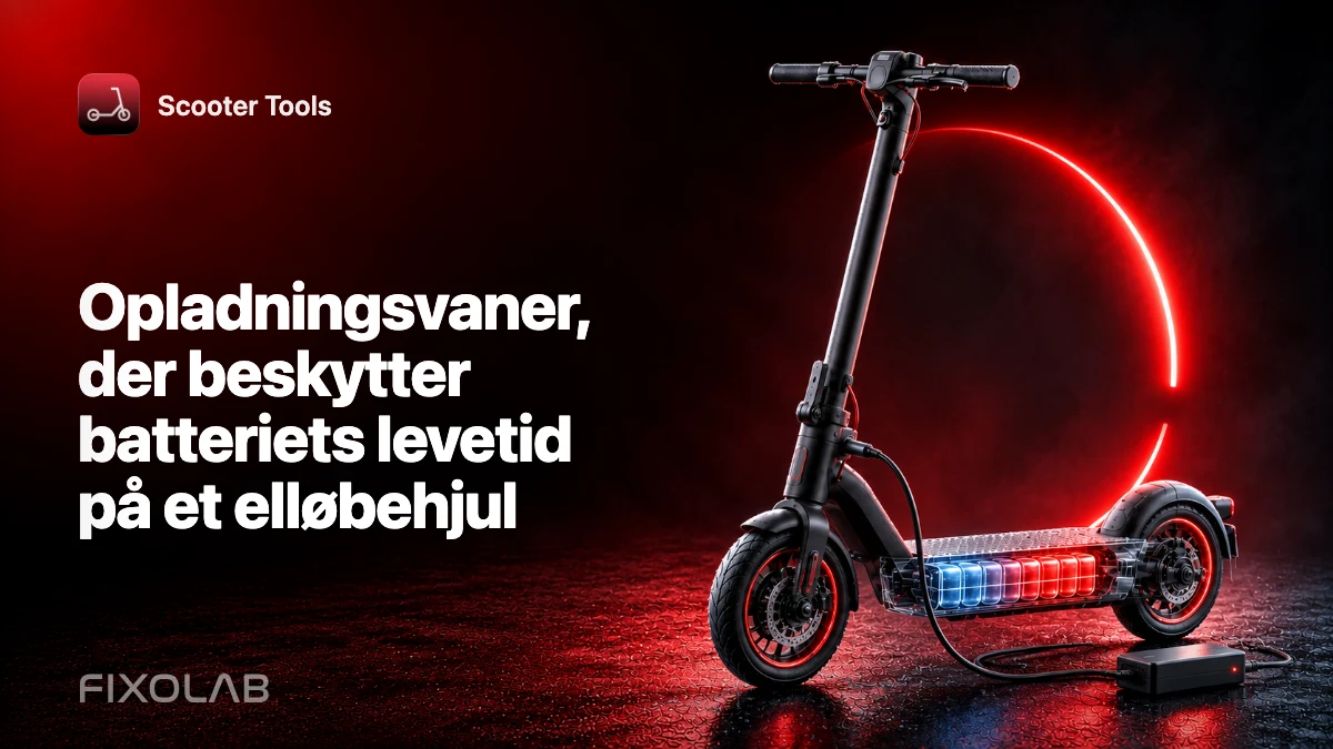 Opladningsvaner, der beskytter batteriets levetid på et elløbehjul