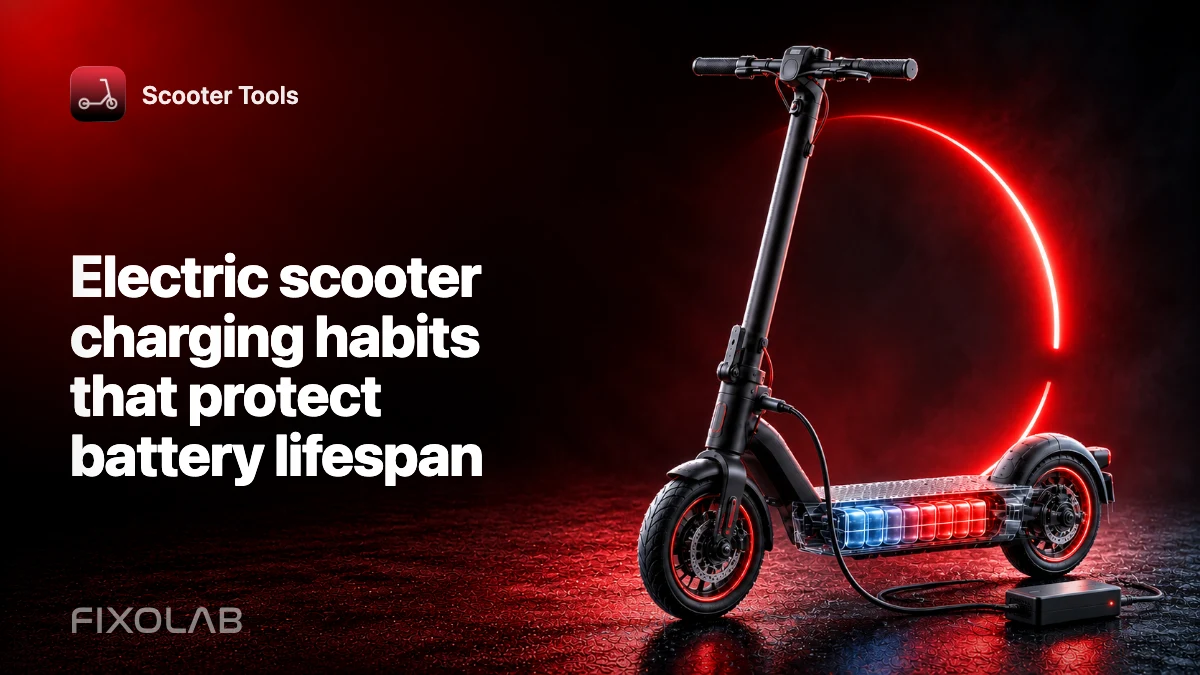 Electric scooter charging habits that protect battery lifespan Electric scooter charging habits that protect battery lifespan