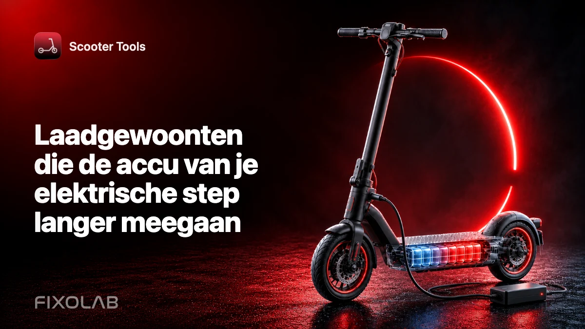 Laadgewoonten die de accu van je elektrische step langer meegaan Laadgewoonten die de accu van je elektrische step langer meegaan