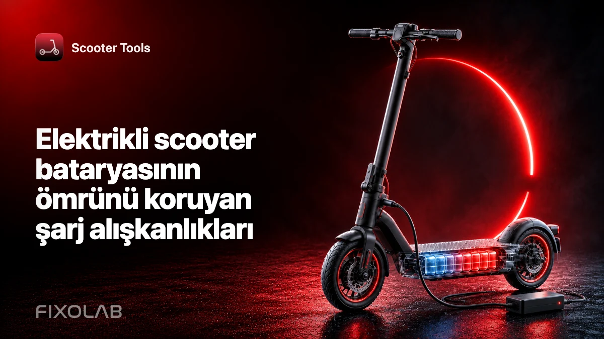 Elektrikli scooter bataryasının ömrünü koruyan şarj alışkanlıkları Elektrikli scooter bataryasının ömrünü koruyan şarj alışkanlıkları