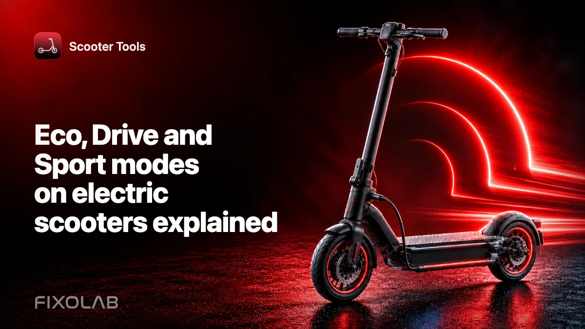 Eco, Drive and Sport modes on electric scooters explained Eco, Drive and Sport modes on electric scooters explained