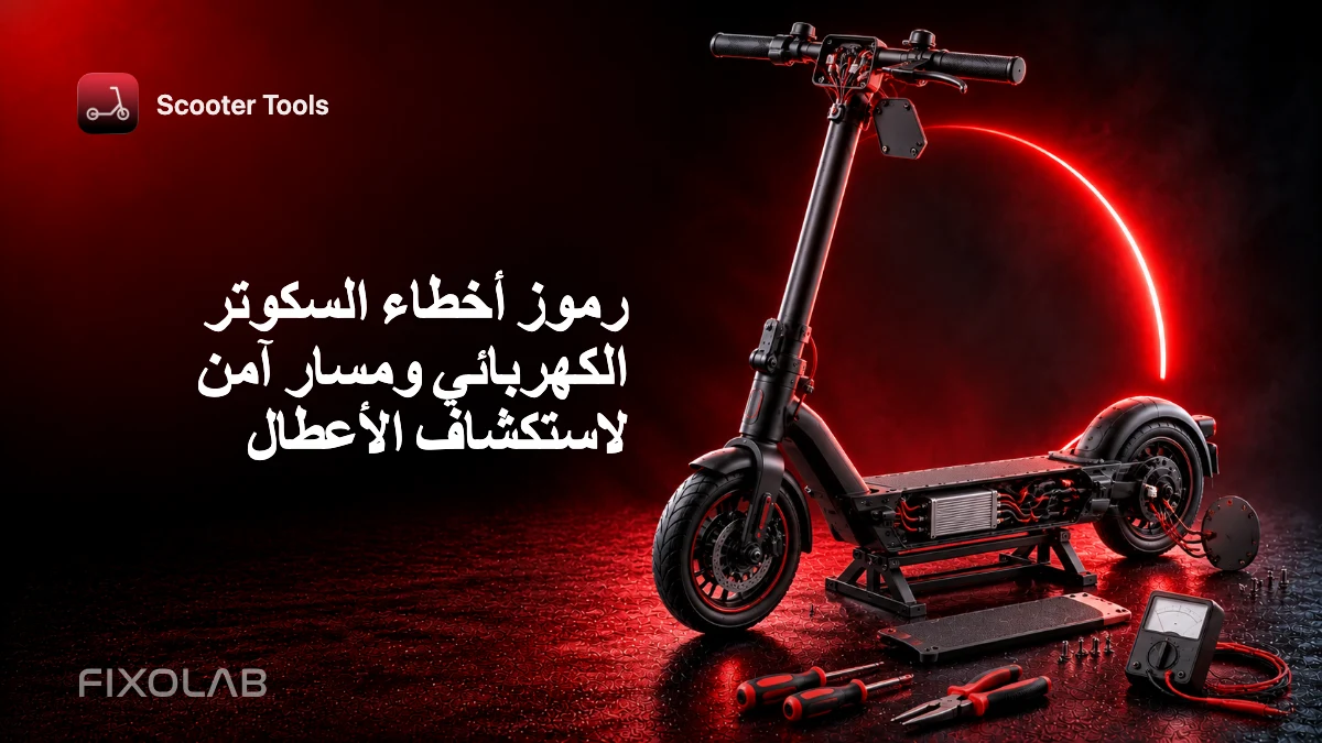 رموز أخطاء السكوتر الكهربائي ومسار آمن لاستكشاف الأعطال