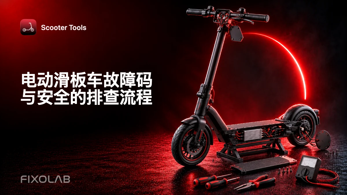 电动滑板车故障码与安全的排查流程
