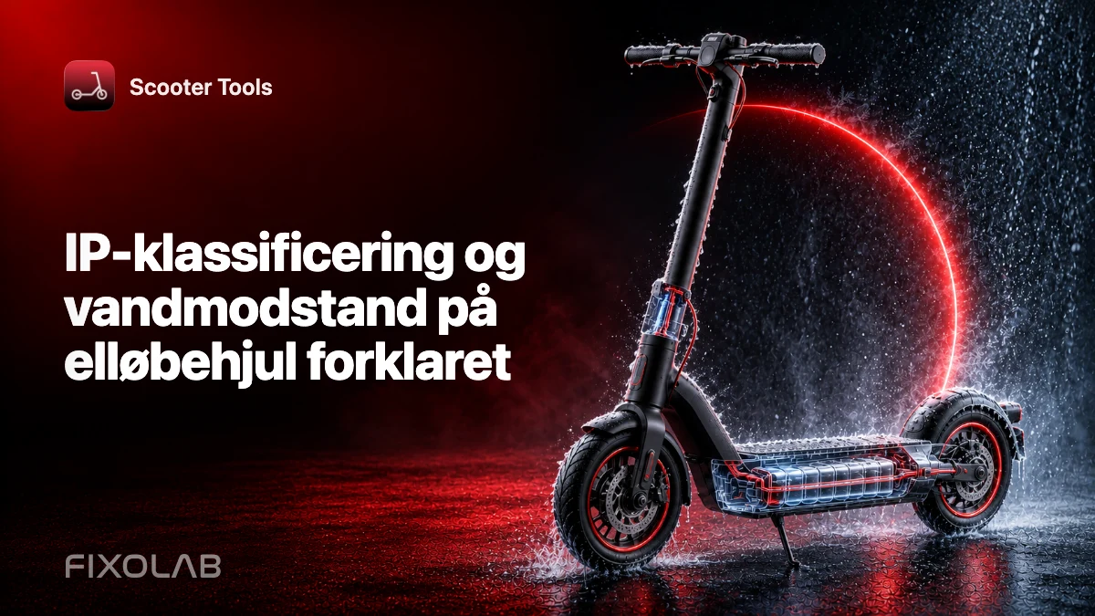 IP-klassificering og vandmodstand på elløbehjul forklaret