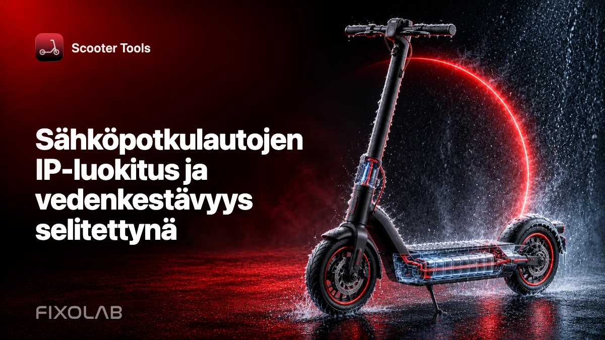 Sähköpotkulautojen IP-luokitus ja vedenkestävyys selitettynä Sähköpotkulautojen IP-luokitus ja vedenkestävyys selitettynä