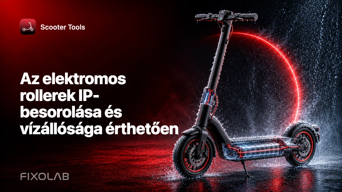 Az elektromos rollerek IP-besorolása és vízállósága érthetően Az elektromos rollerek IP-besorolása és vízállósága érthetően