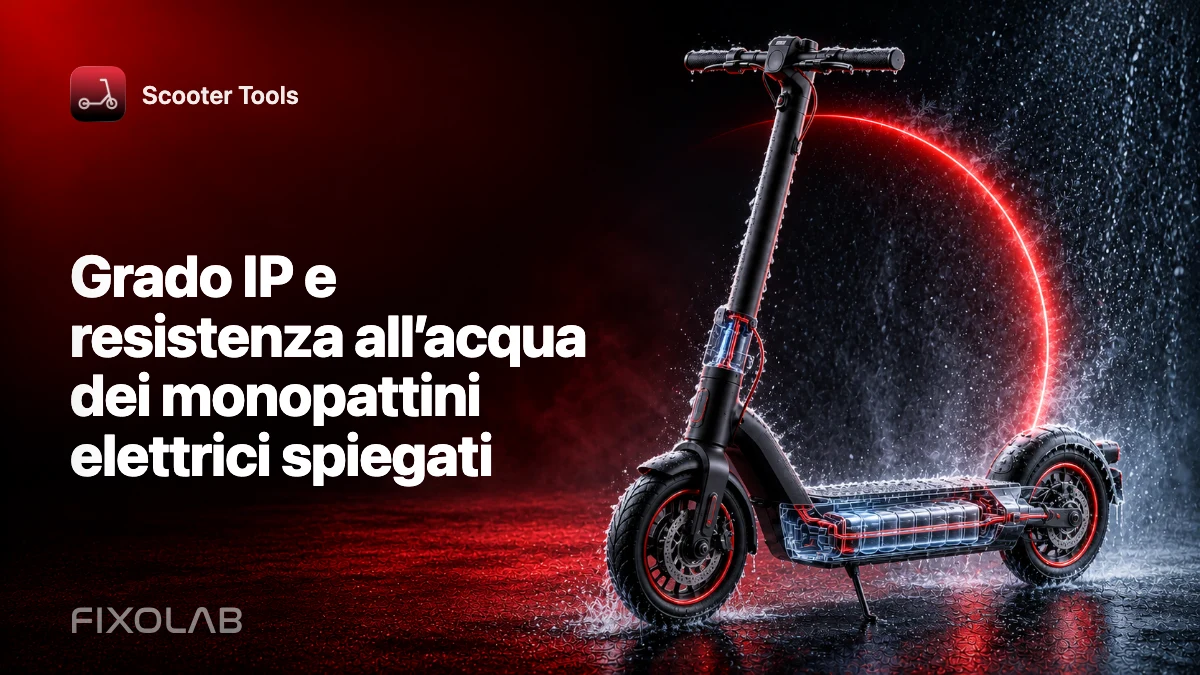 Grado IP e resistenza all’acqua dei monopattini elettrici spiegati