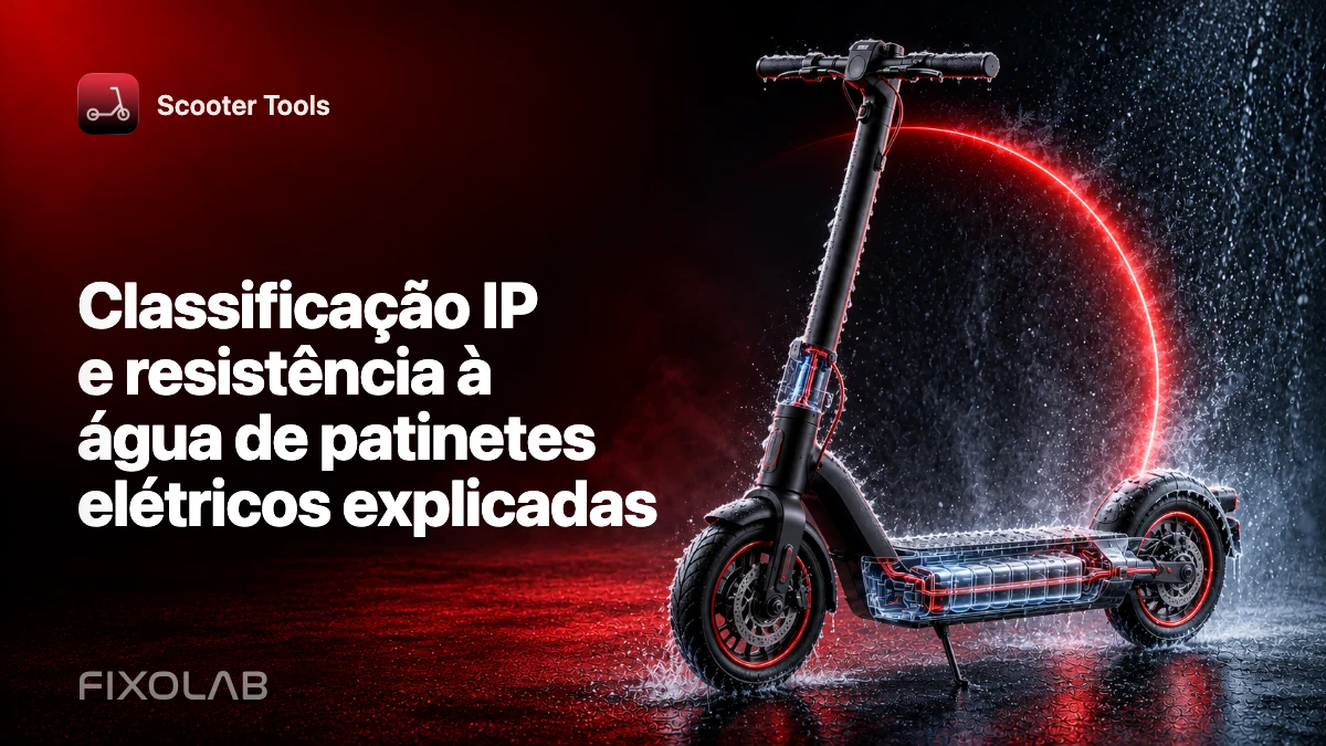 Classificação IP e resistência à água de patinetes elétricos explicadas Classificação IP e resistência à água de patinetes elétricos explicadas