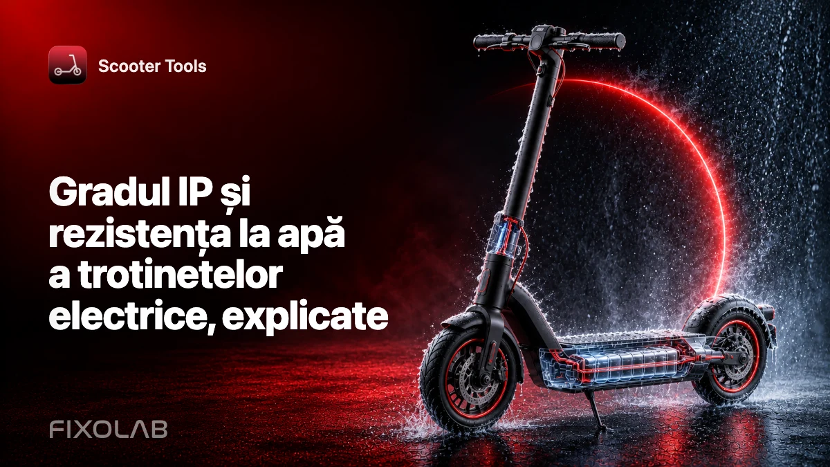 Gradul IP și rezistența la apă a trotinetelor electrice, explicate Gradul IP și rezistența la apă a trotinetelor electrice, explicate