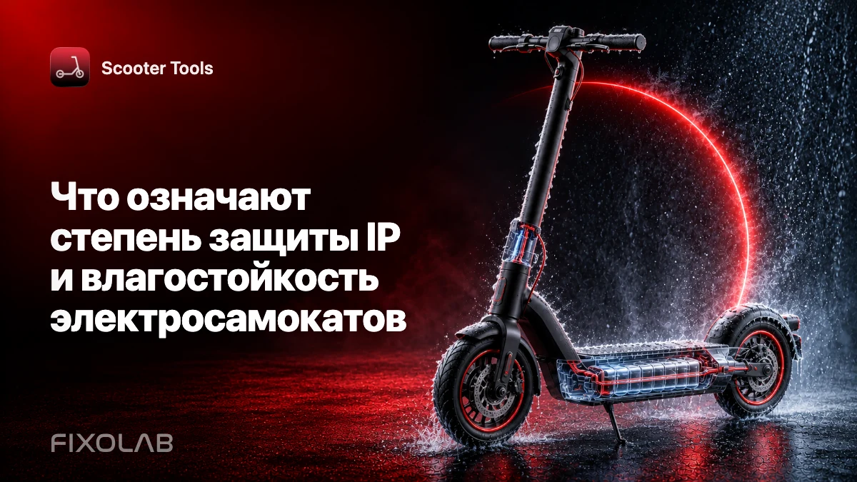 Что означают степень защиты IP и влагостойкость электросамокатов