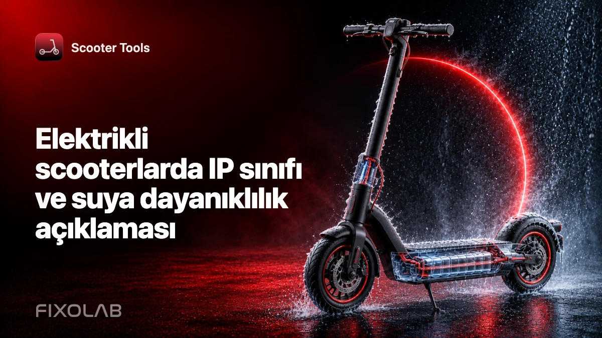 Elektrikli scooterlarda IP sınıfı ve suya dayanıklılık açıklaması