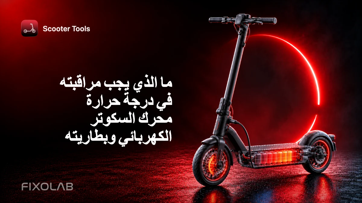 ما الذي يجب مراقبته في درجة حرارة محرك السكوتر الكهربائي وبطاريته