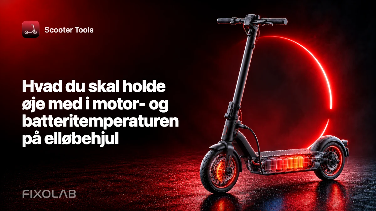Hvad du skal holde øje med i motor- og batteritemperaturen på elløbehjul