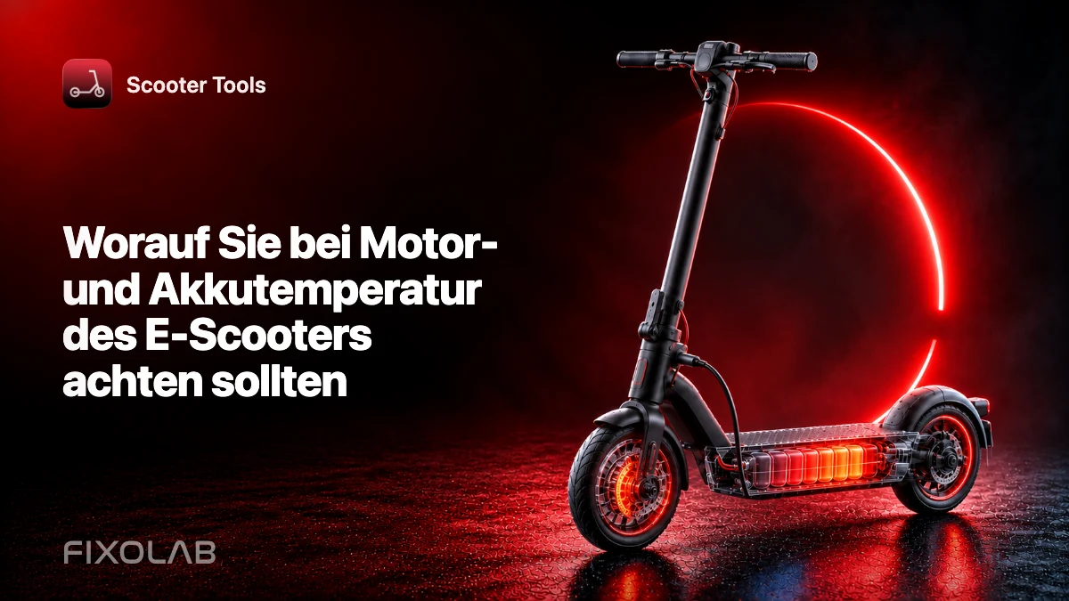 Worauf Sie bei Motor- und Akkutemperatur des E-Scooters achten sollten Worauf Sie bei Motor- und Akkutemperatur des E-Scooters achten sollten