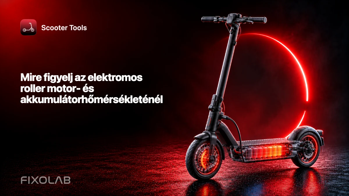 Mire figyelj az elektromos roller motor- és akkumulátorhőmérsékleténél Mire figyelj az elektromos roller motor- és akkumulátorhőmérsékleténél