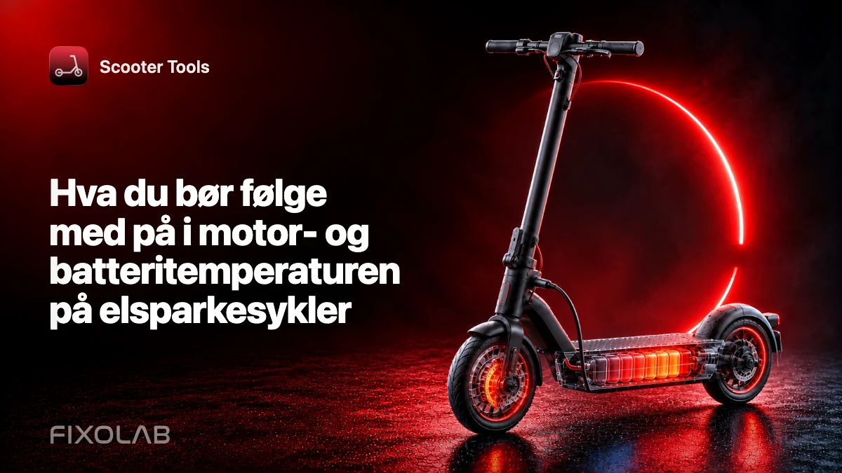 Hva du bør følge med på i motor- og batteritemperaturen på elsparkesykler Hva du bør følge med på i motor- og batteritemperaturen på elsparkesykler