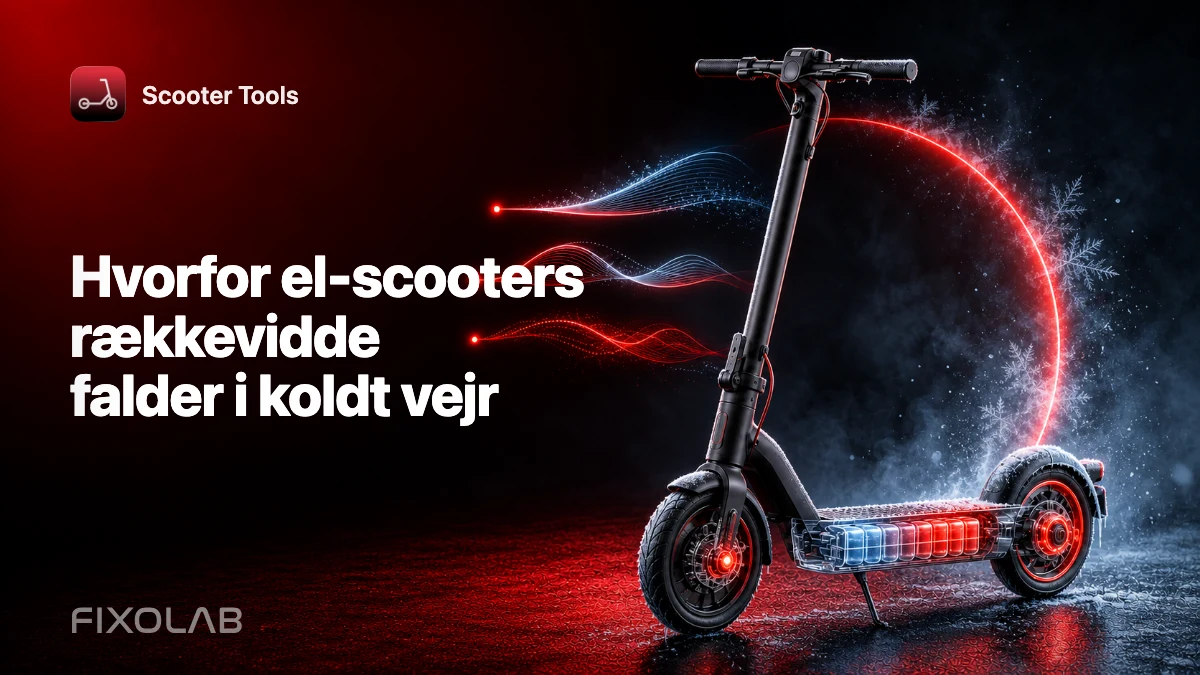 Hvorfor el-scooters rækkevidde falder i koldt vejr Hvorfor el-scooters rækkevidde falder i koldt vejr