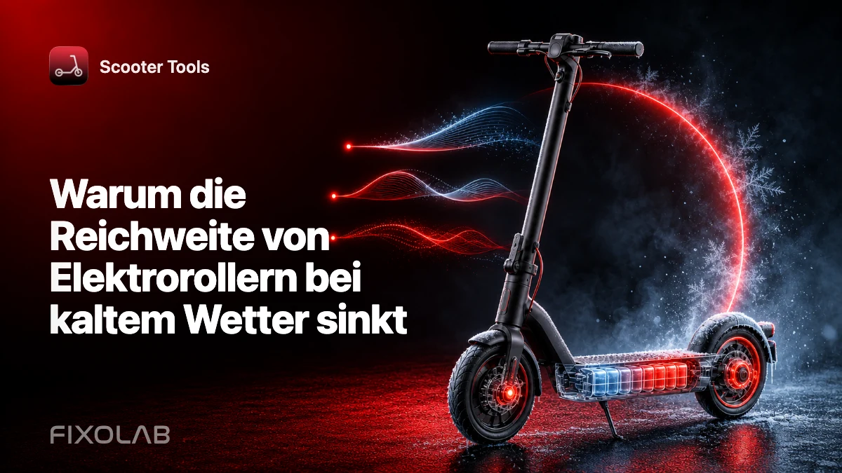 Warum die Reichweite von Elektrorollern bei kaltem Wetter sinkt