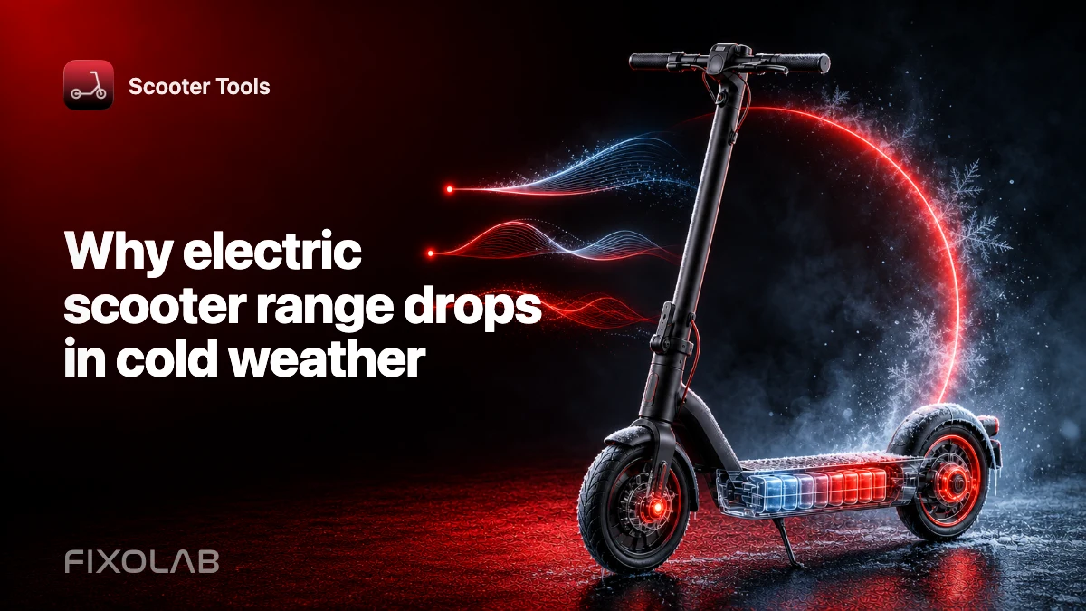 Why electric scooter range drops in cold weather