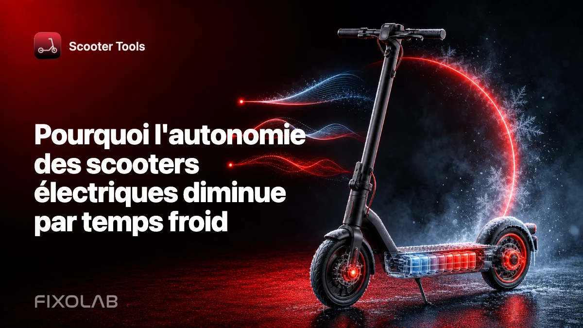 Pourquoi l'autonomie des scooters électriques diminue par temps froid