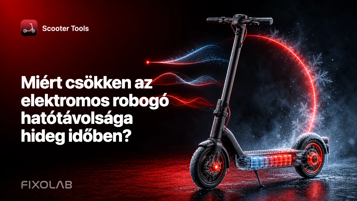 Miért csökken az elektromos robogó hatótávolsága hideg időben?