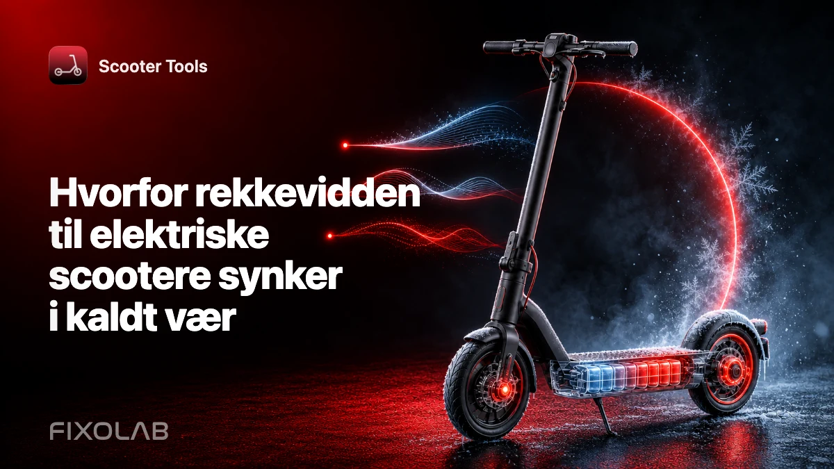 Hvorfor rekkevidden til elektriske scootere synker i kaldt vær Hvorfor rekkevidden til elektriske scootere synker i kaldt vær