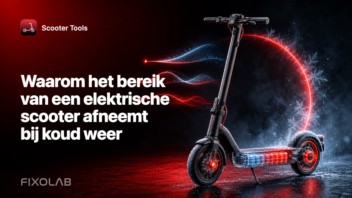 Waarom het bereik van een elektrische scooter afneemt bij koud weer